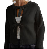 Load image into Gallery viewer, Solid Color Belted Cardigan Sweater Women  N5A422