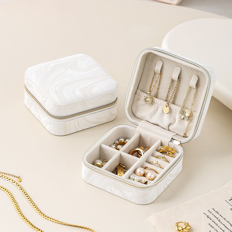 Minimalist Portable Retro Jewelry Box Women S5P693
