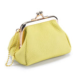 Load image into Gallery viewer, Genuine Leather Mini Frame Purse Coin Pouch Women N6B195