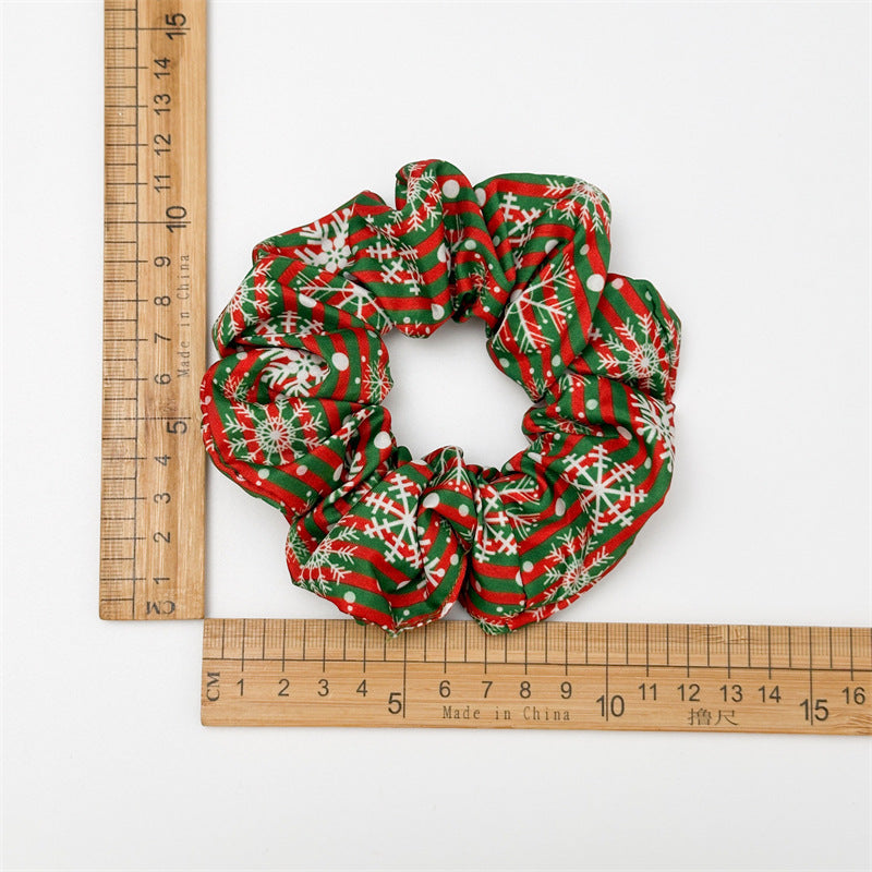 Womens Christmas Print Scrunchie N6K008