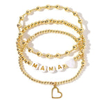 Load image into Gallery viewer, Mama Beaded Bracelet Set Women N6D533