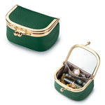 Load image into Gallery viewer, Women's Leather Mini Mirror Jewelry Case N6J230