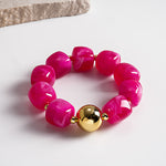 Load image into Gallery viewer, Oversized Acrylic Ombre Geometric Bracelet Vintage N6H061