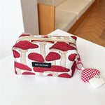 Load image into Gallery viewer, Mushroom Print Polyester Cosmetic Bag N6K108