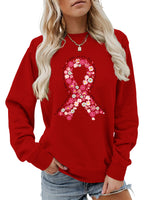 Load image into Gallery viewer, Casual Printed Crewneck Sweatshirt Women N6H046
