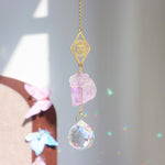 Load image into Gallery viewer, Natural Crystal  Hanging Home Decor Prism N6F295