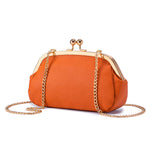 Load image into Gallery viewer, Women's Top-Grain Leather Chain Shell Bag N6J220