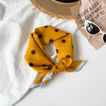 Load image into Gallery viewer, Cotton Polka Dot Square Scarf Women 55cm Fresh N6H119