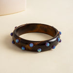 Load image into Gallery viewer, Womens Vintage Marbled Floral Resin Bracelet N6K149
