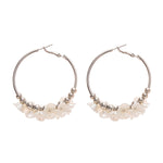 Load image into Gallery viewer, Acrylic Floral Hoops Iron Geometric Circular S5P159
