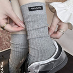 Load image into Gallery viewer, Cotton Tab Detail Mid Calf Socks  M5A043