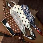 Load image into Gallery viewer, Long Scarf Pearl Magnetic Clasp Versatile Women N6H110