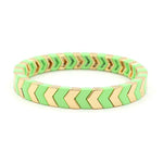 Load image into Gallery viewer, Arrow Beads Bracelet Tribal Enamel Elastic Adjustable S5P049
