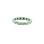 Load image into Gallery viewer, Semi Circle Bead Bangle Alloy Vitreous Enamel S5P266