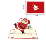Load image into Gallery viewer, 3D Santa Claus Christmas Greeting Card N6K301