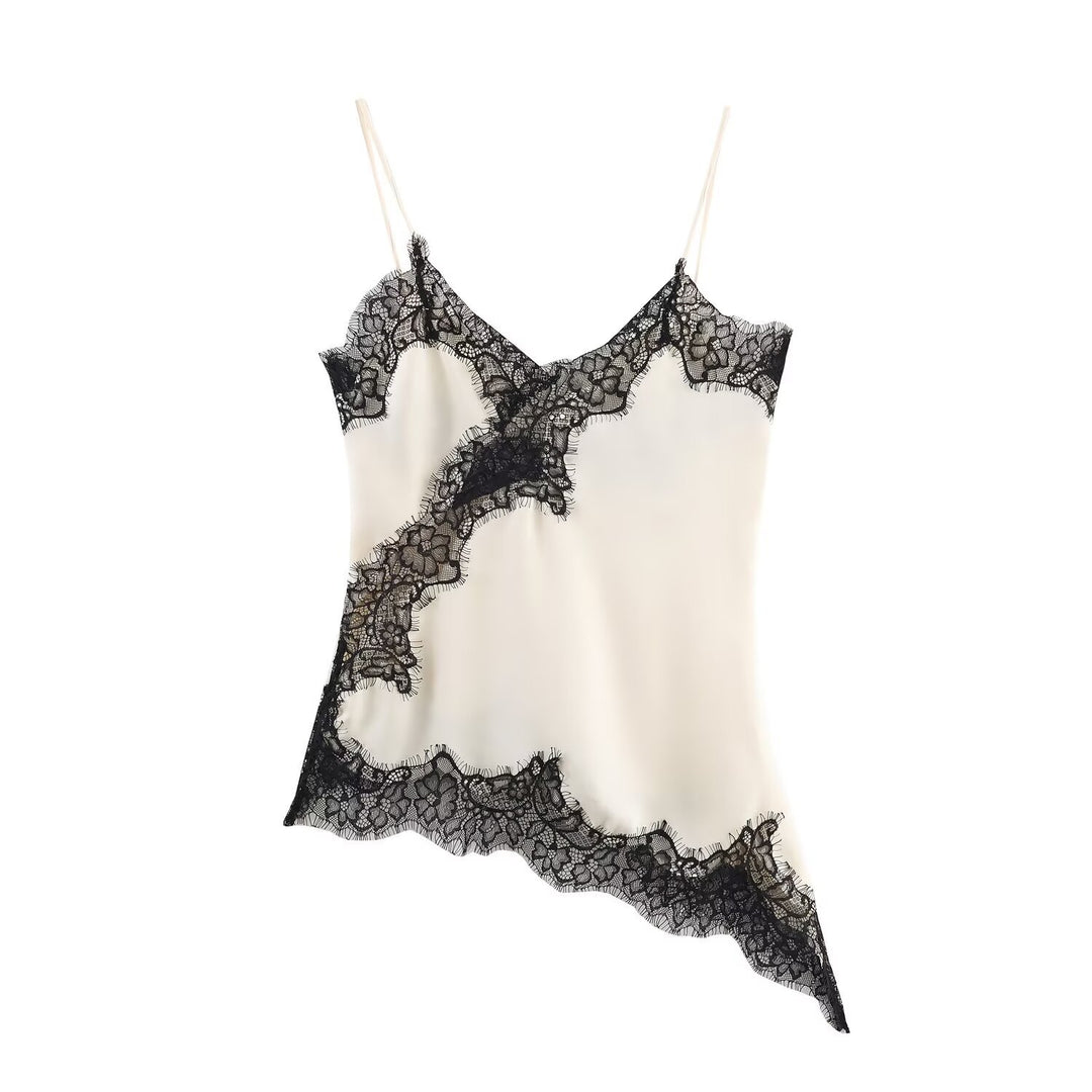 Lace Trim Camisole Top Women Multiple Colors N5A411