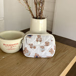 Load image into Gallery viewer, Floral Quilted Cotton Multi-Purpose Pouch N6J274