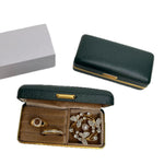 Load image into Gallery viewer, Luxury PU Leather Jewelry Box Gold Trim Ring Case N6G101