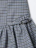 Load image into Gallery viewer, Layered Gingham Dress Women N6D126
