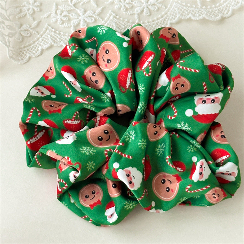Womens Christmas Satin Scrunchie N6K006