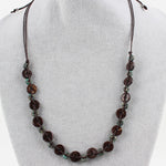 Load image into Gallery viewer, Acrylic Coconut Shell Style Necklace S5P609