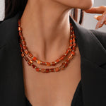 Load image into Gallery viewer, Irregular Shell Beaded Choker Necklace Vacation Women N6H098