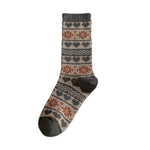Load image into Gallery viewer, Vintage Ethnic Double Needle Mid-Calf Socks Warm N6H035