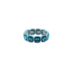 Load image into Gallery viewer, Glass Floral Handband Cuff Enamel Crystal  S5P155