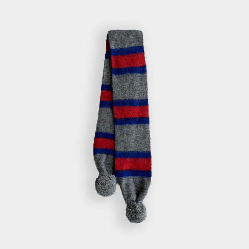 Brushed Stripe Recycled Blend Neck Warmer M5A101