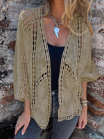 Load image into Gallery viewer, Batwing Lace Embroidered Cardigan Cover-Up N6G271