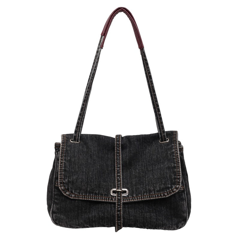 Denim Shoulder Tote Single Strap System  S5P329