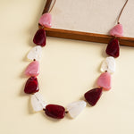 Load image into Gallery viewer, Womens Vintage Marbled Irregular Acrylic Necklace N6K184