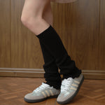Load image into Gallery viewer, Lace Trim Ballet-Inspired Leg Warmers  M5A125