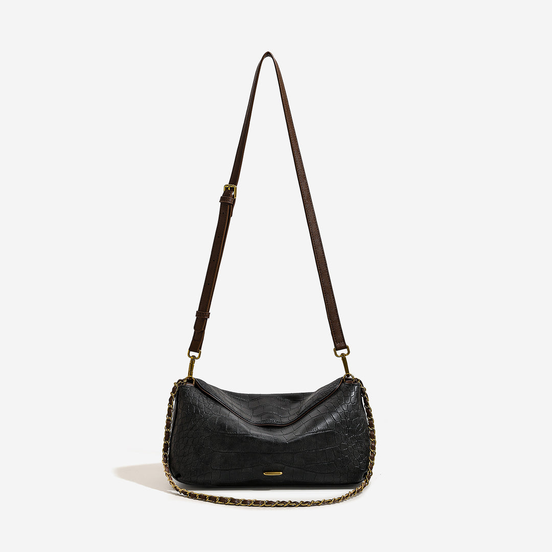 Crocodile Grain Pillow Bag Women N6C043