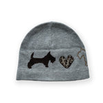 Load image into Gallery viewer, Leopard Heart Puppy Jacquard Wool Blend Beanie Women N6H208
