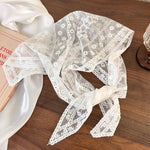 Load image into Gallery viewer, Retro Lace Floral Headscarf Bandana Women N6C004