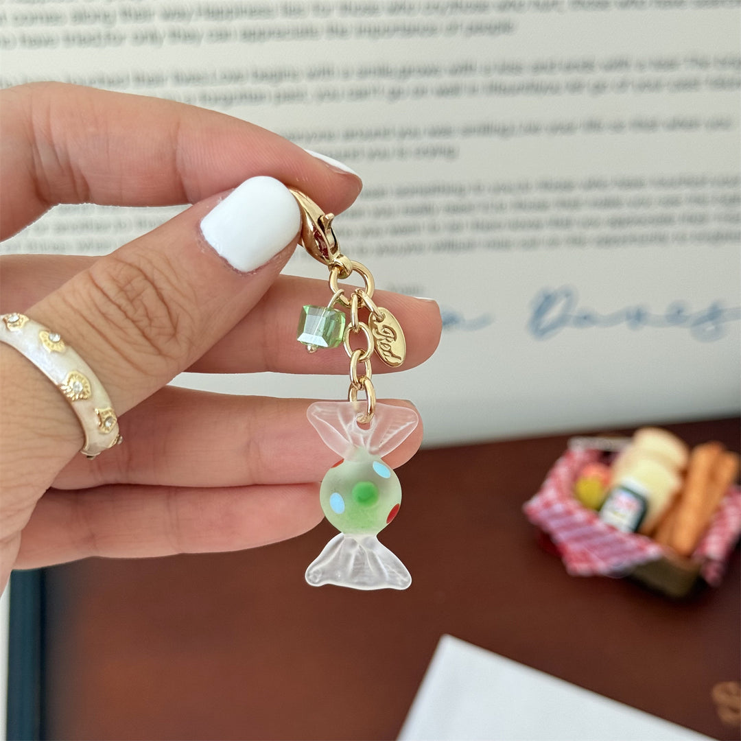 Polka Dot Candy Charm Pendant for Backpack  Accessory N6D040