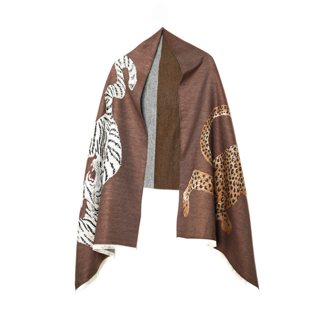Vintage Paisley Jacquard Cashmere Feel Scarf N6K250