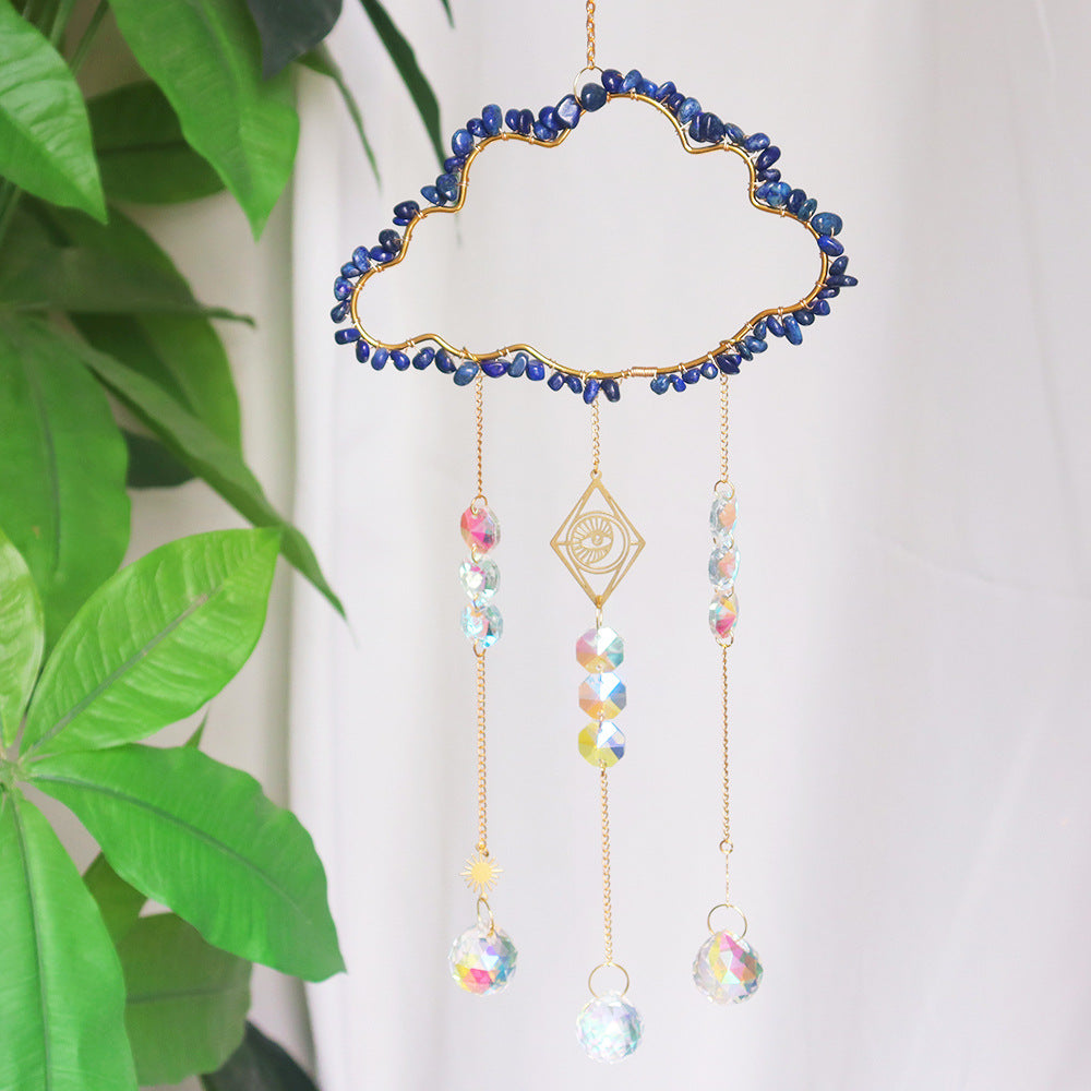 Crystal Sun Catcher Cloud Prism Wind Chime  N6F293