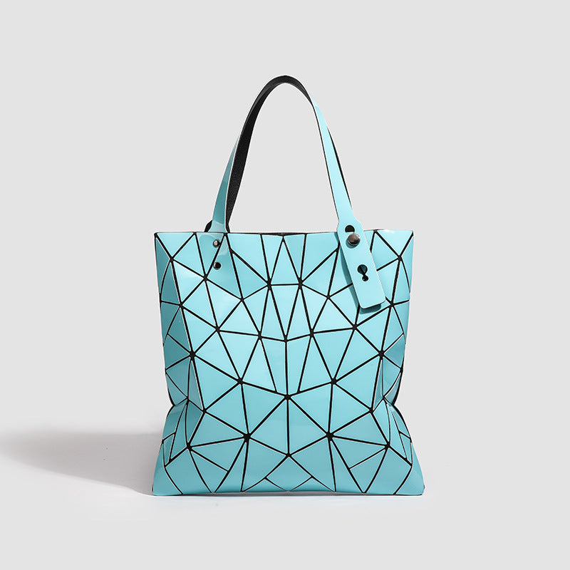 Geometric Sequin Tote PVC Partitioned Organizer S5P306