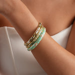 Load image into Gallery viewer, Womens Floral Rhinestone Alloy Bracelet N6K128