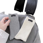 Load image into Gallery viewer, Cotton Tab Detail Mid Calf Socks  M5A043