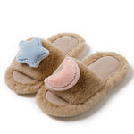 Load image into Gallery viewer, Star Moon Color Block Open Toe Slippers Women M5A283
