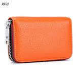 Load image into Gallery viewer, RFID Leather Accordion Card Case 12 Slots Women N6D034