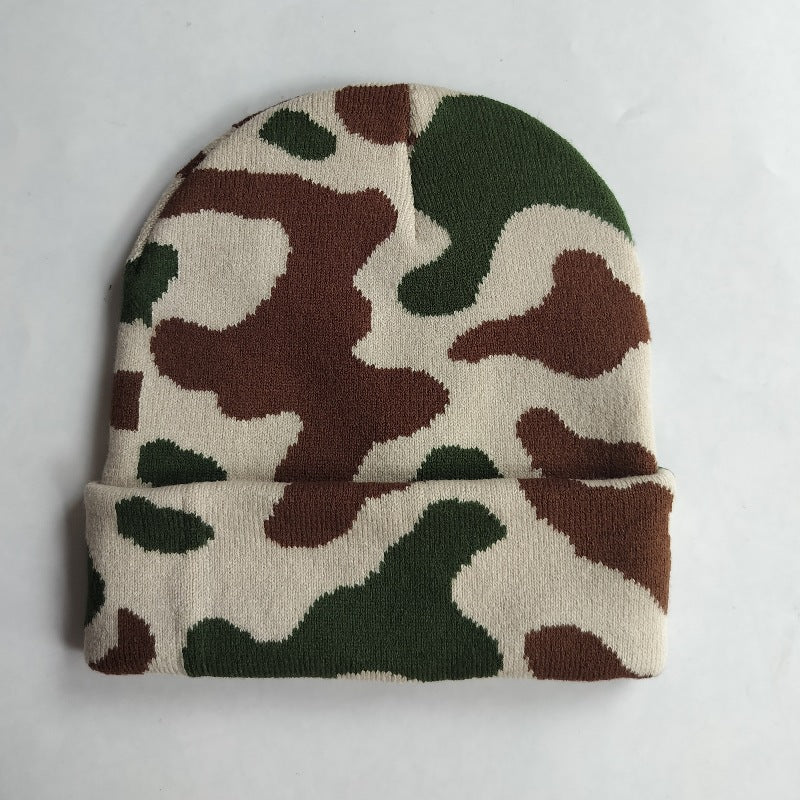 Animal Print Jacquard Beanie  M5A251