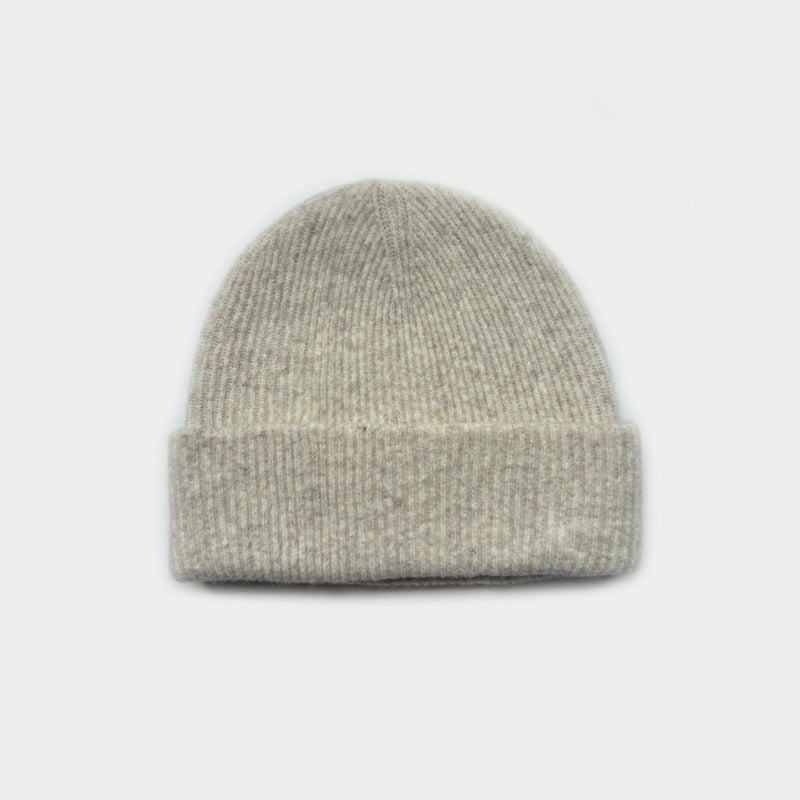 Womens Wool Blend Seamless Knit Beanie N6K282