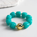 Load image into Gallery viewer, Oversized Acrylic Ombre Geometric Bracelet Vintage N6H061