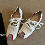 Load image into Gallery viewer, Color-Block Square Toe Mary Jane Shoes Women Flat N6G242