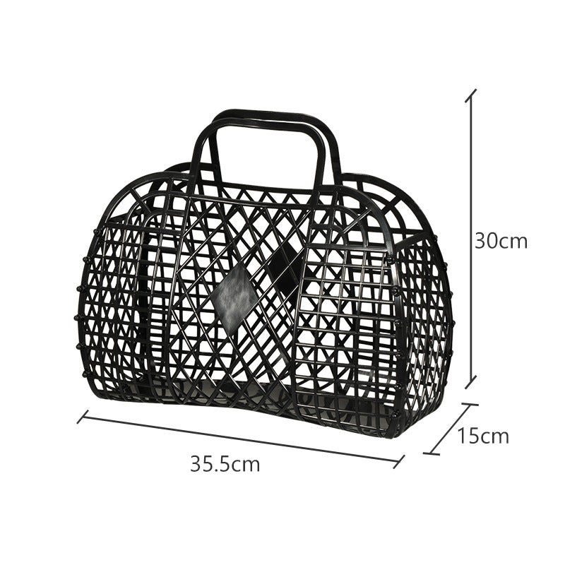 Mesh Ventilation Laundry Basket PS Plastic S5P301