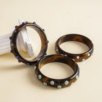 Load image into Gallery viewer, Womens Vintage Marbled Floral Resin Bracelet N6K149